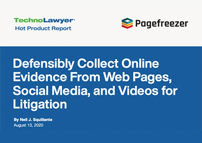 WebPreserver: Technolawyer Hot Product Report